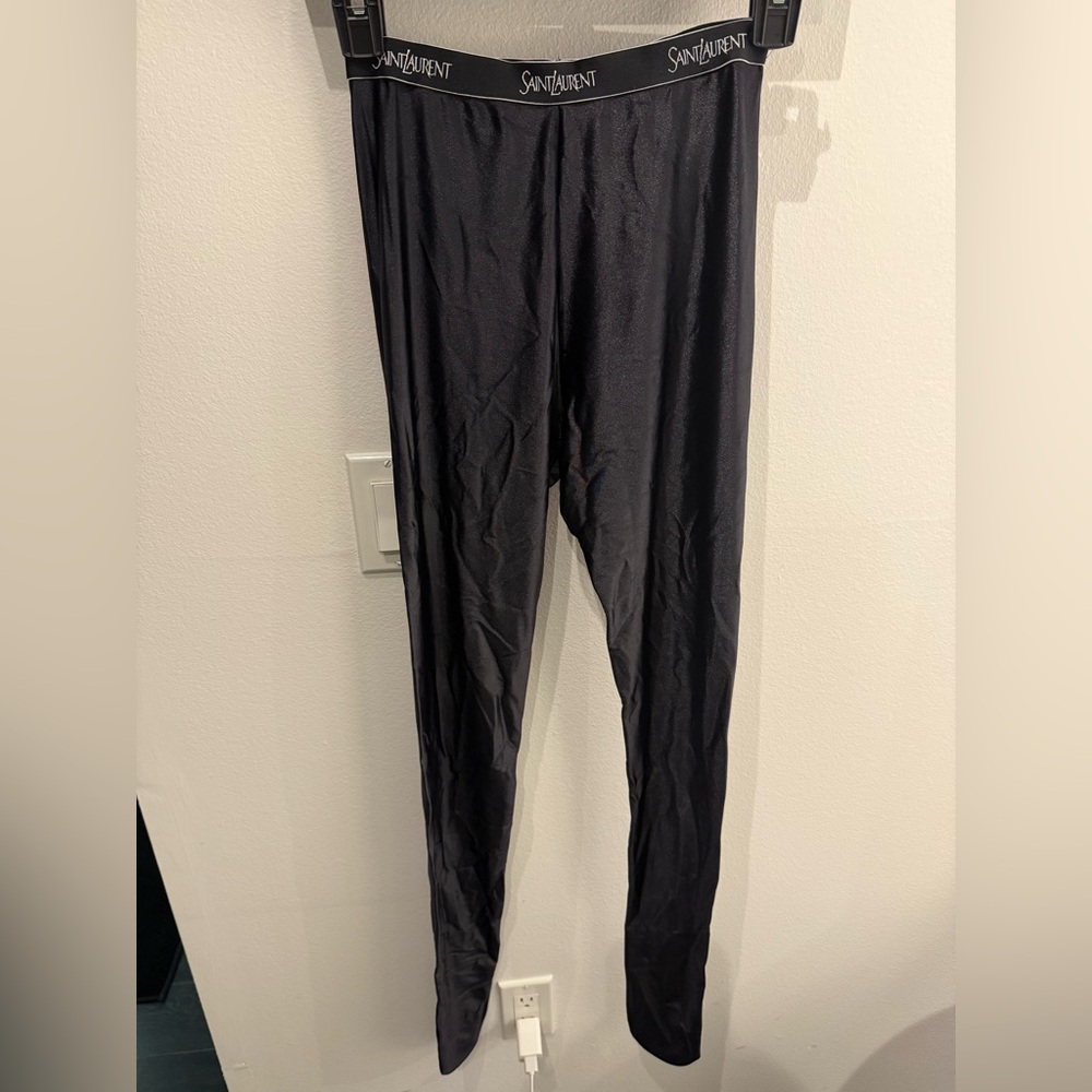 Saint Laurent Black Leggings - Picture 2 of 5